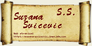 Suzana Svičević vizit kartica